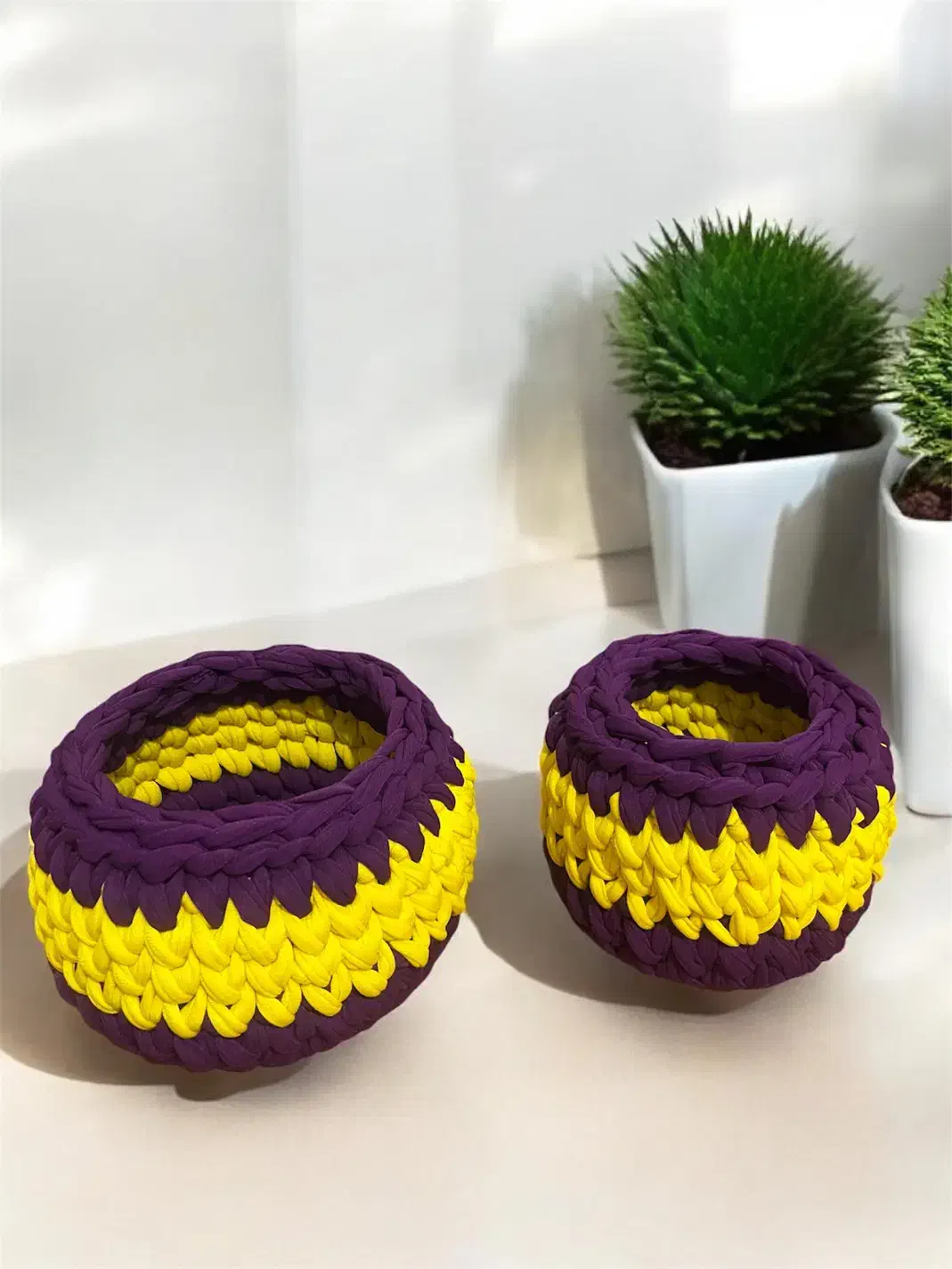 سبدهای تریکو|صنایع دستی و سایر لوازم تزئینی|جهرم, |دیوار