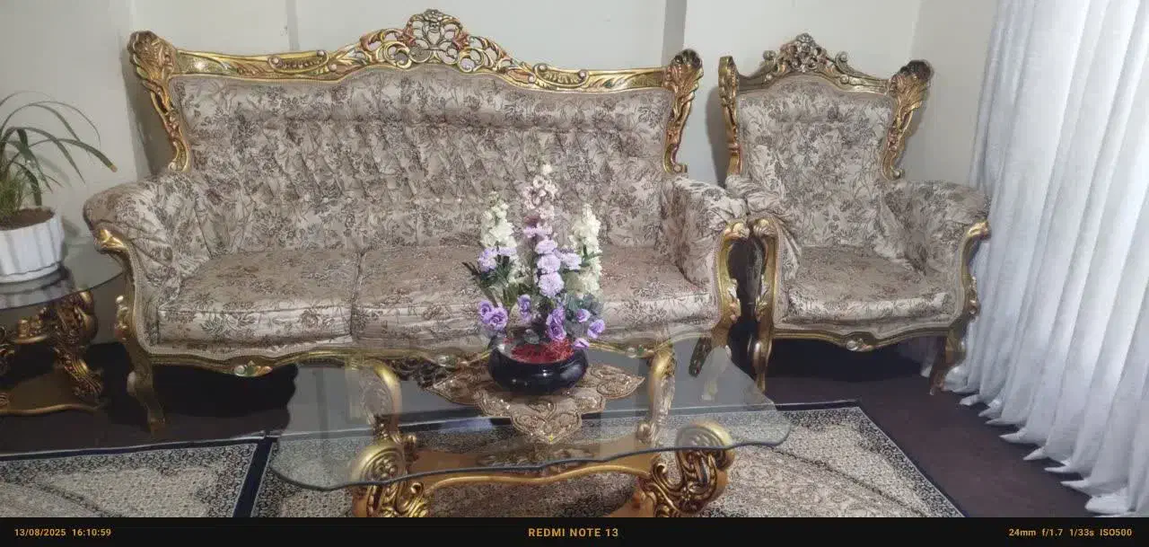 مبل سلطنتی و عسلی|مبلمان خانگی و میز عسلی|اسدآباد, |دیوار