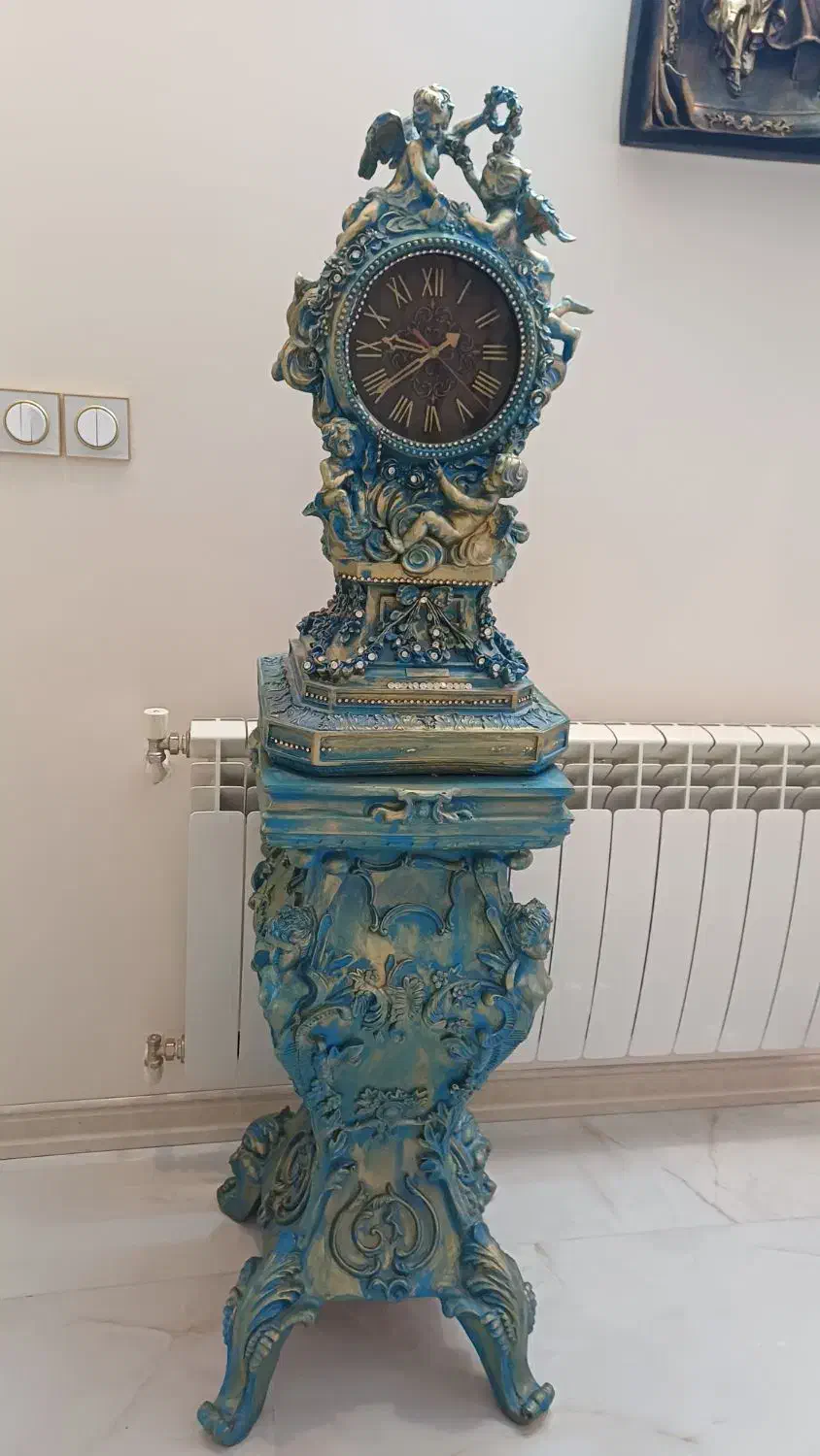 ساعت ایستاده پتینه|ساعت دیواری و تزئینی|اصفهان, شاهزید|دیوار