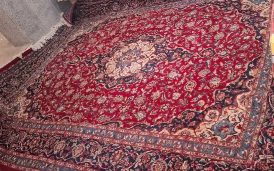 فرش دستباف گل ابریشمی|فرش|مشهد, وکیلآباد|دیوار