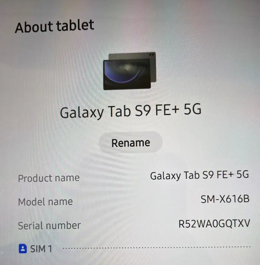 تبلت s9fe plus 256|تبلت|تهران, شهران جنوبی|دیوار