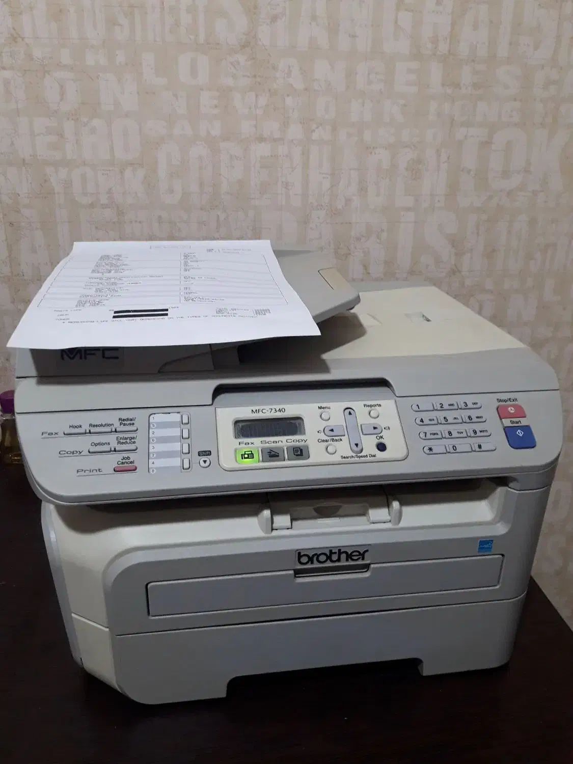 پرینتر چهارکاره برادر ۷۳۴۰ با کنتور ۴۵۰۰برگ در حد|پرینتر، اسکنر، کپی، فکس|تبریز, |دیوار