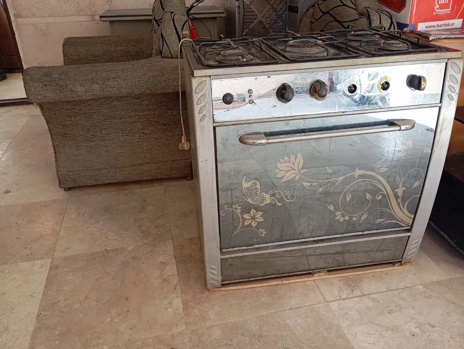 گاز طرح فر سالم|اجاق گاز و لوازم برقی پخت‌وپز|زاهدان, |دیوار