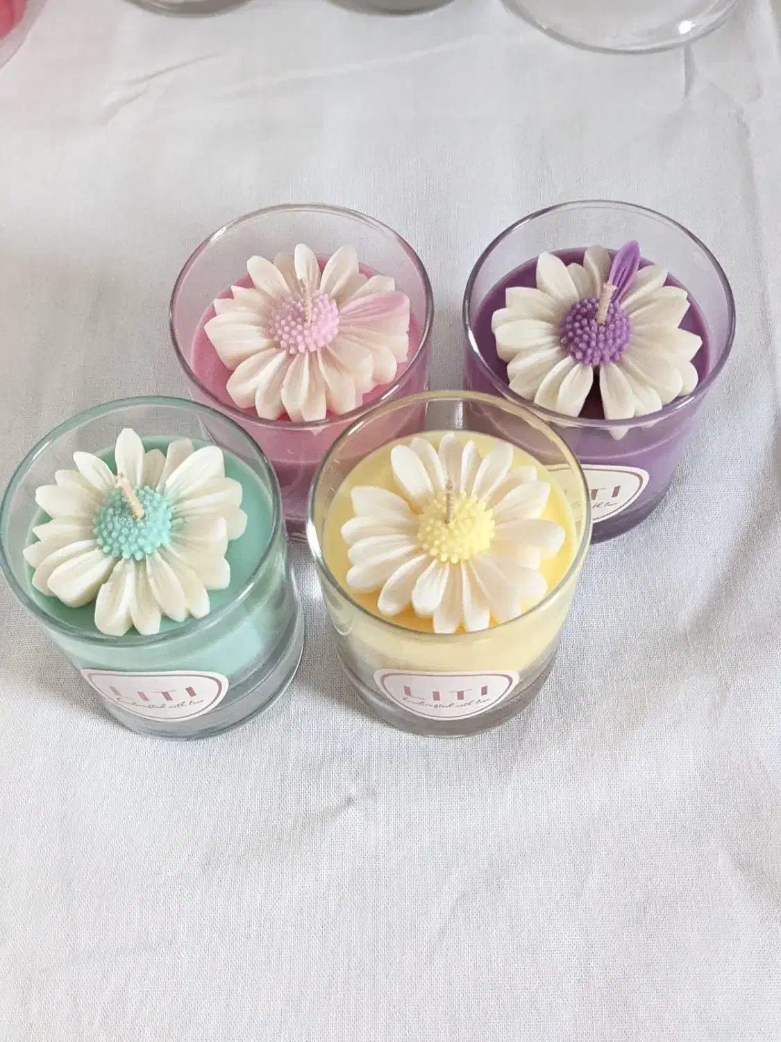 شمع گل بابونه|صنایع دستی و سایر لوازم تزئینی|تهران, باغ خزانه|دیوار