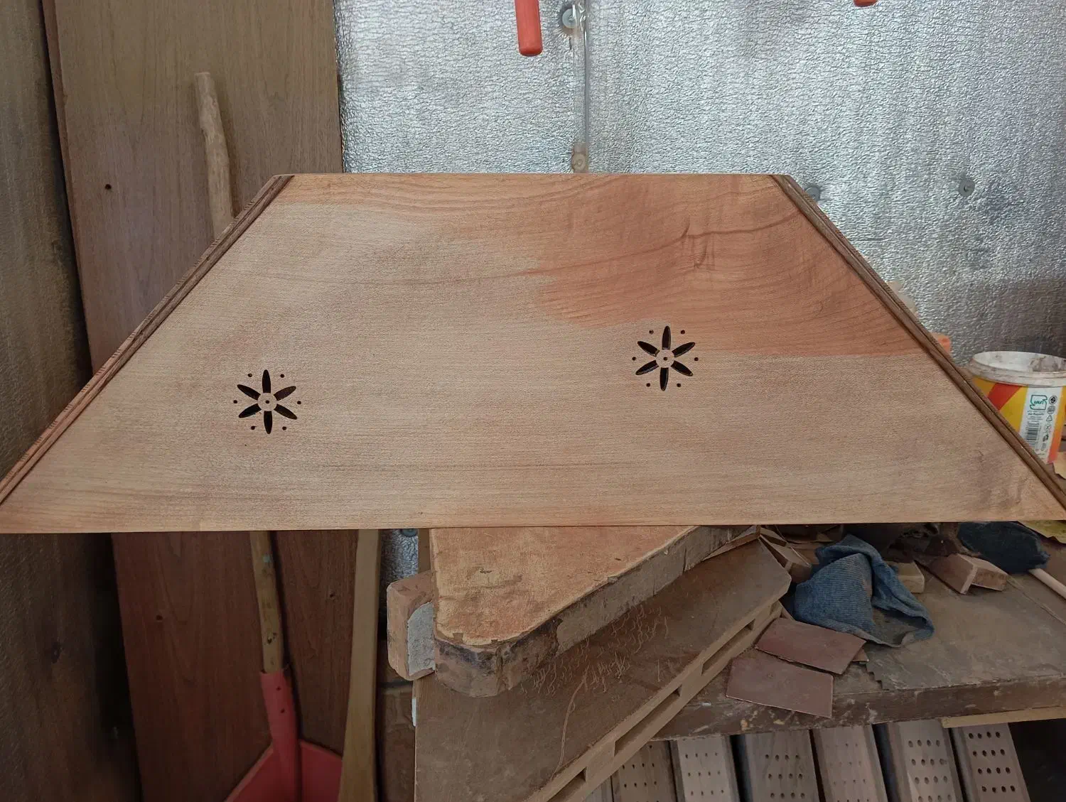 سنتور بی واسطه از کارگاه|سازهای سنتی|شاهین‌شهر, خبرنگار|دیوار