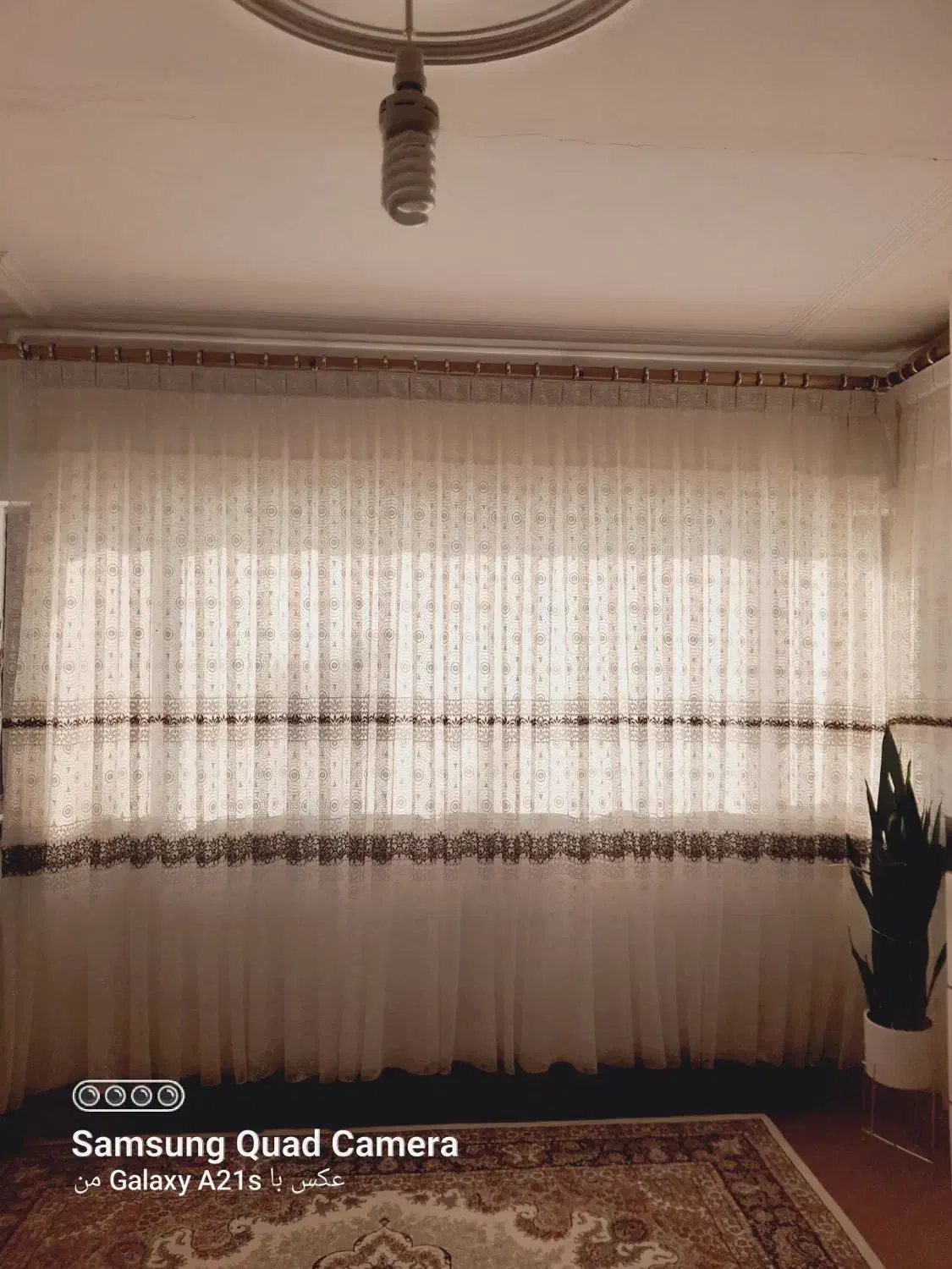 دو عدد پرده کاملا سالم|پرده، رانر، رومیزی|خرمدره, |دیوار