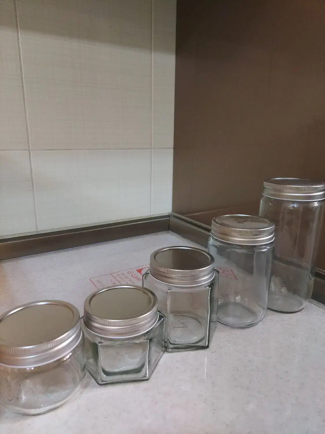 شیشه|ظروف نگهدارنده، پلاستیکی، یک‌بارمصرف|خمینی‌شهر, |دیوار