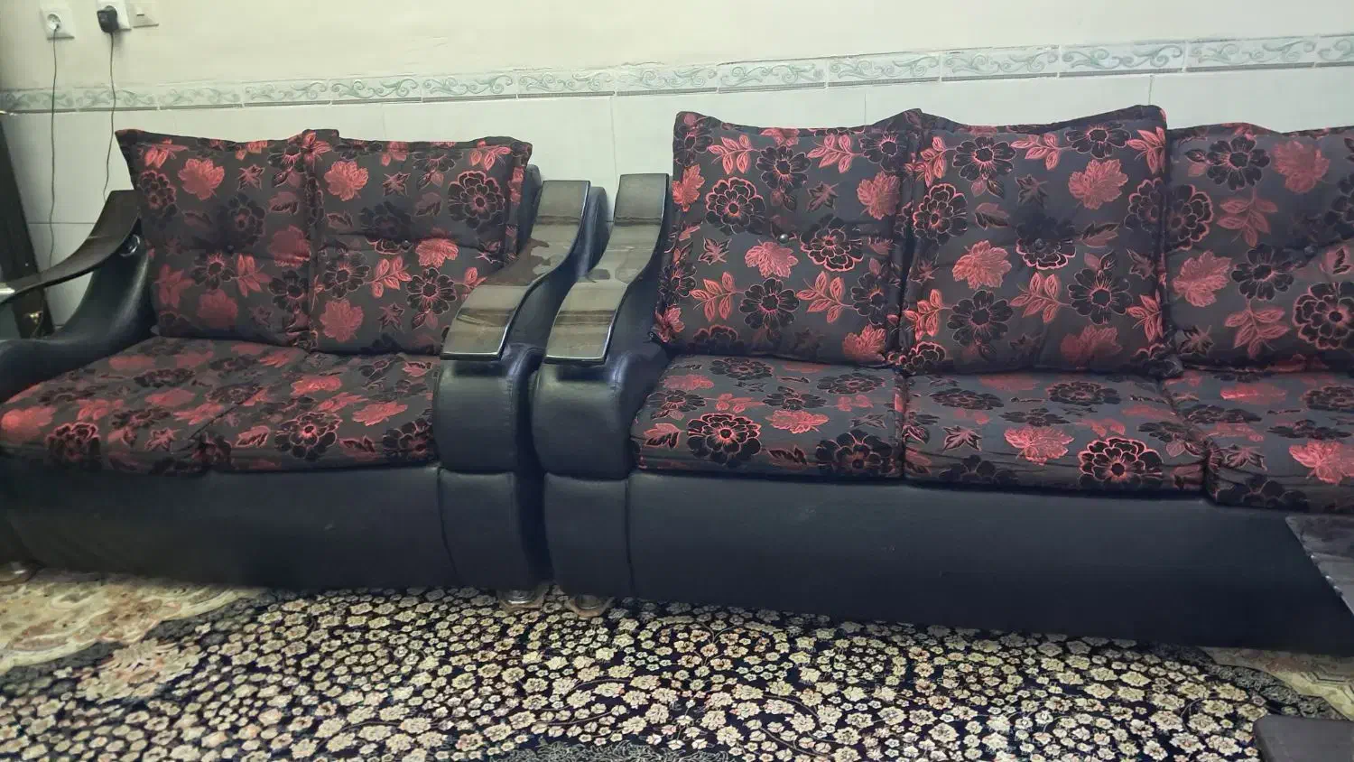 مبل ۷ نفره سالم وتمیز قیمت ۳ میلیون|مبلمان خانگی و میز عسلی|مرودشت, ابوذر شمالی|دیوار