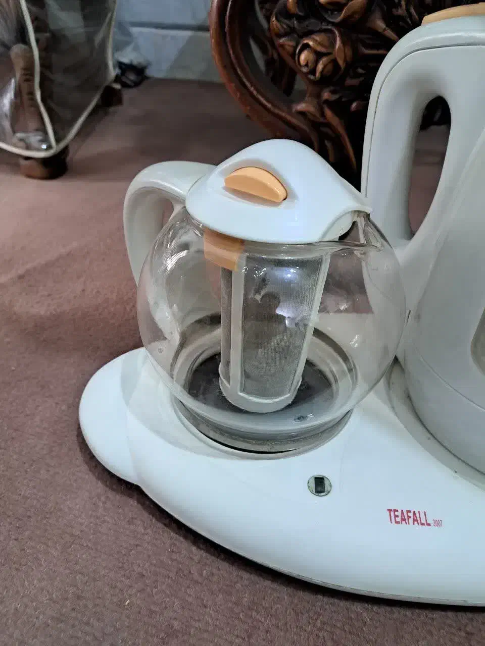 چایی ساز تفال کاملا سالم|سماور، چای‌ساز، قهوه‌ساز|ری, علایین|دیوار