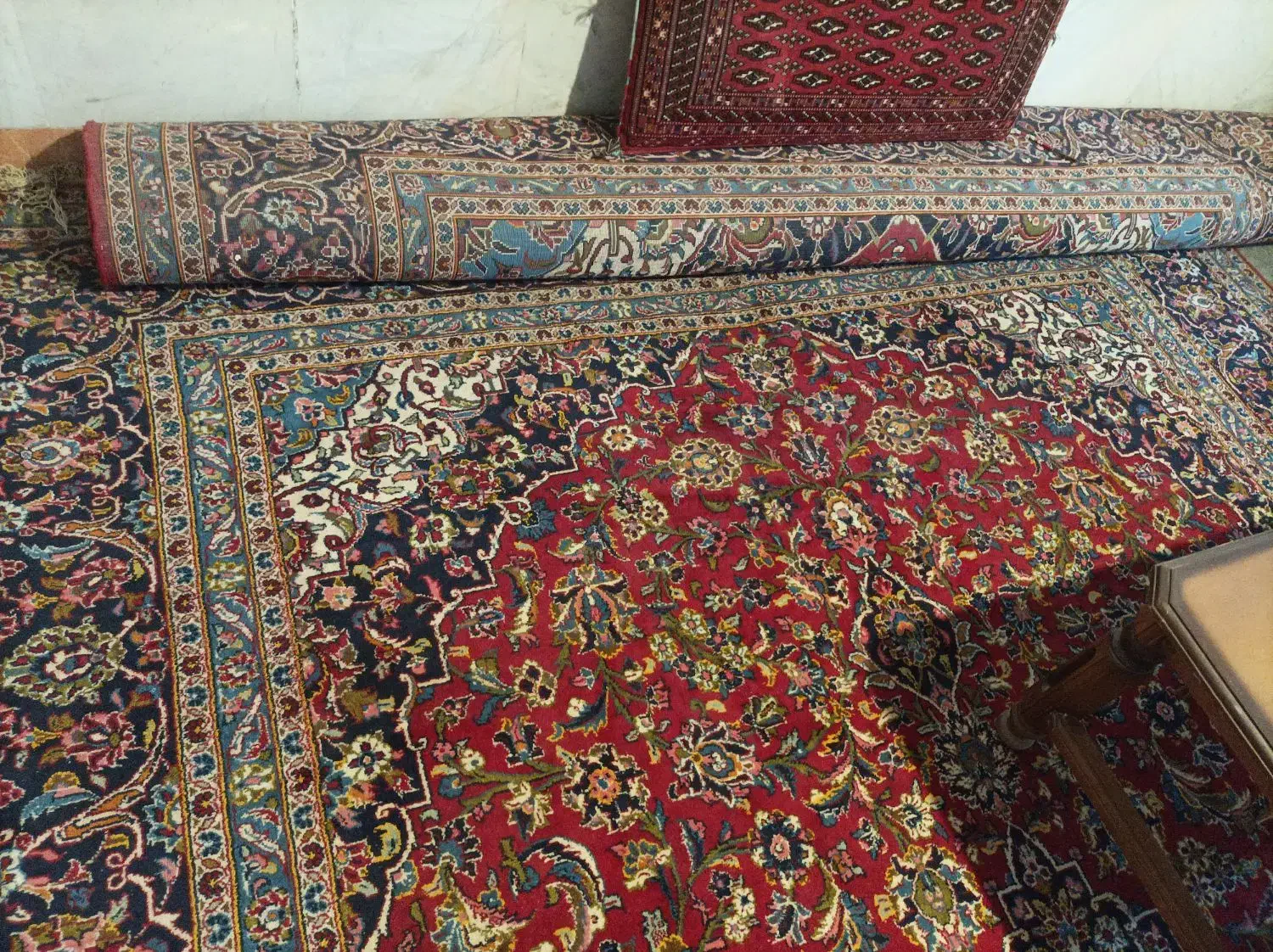 دو تخته فرش دستباف اردکان 12متری در حد نو|فرش|کرمانشاه, |دیوار