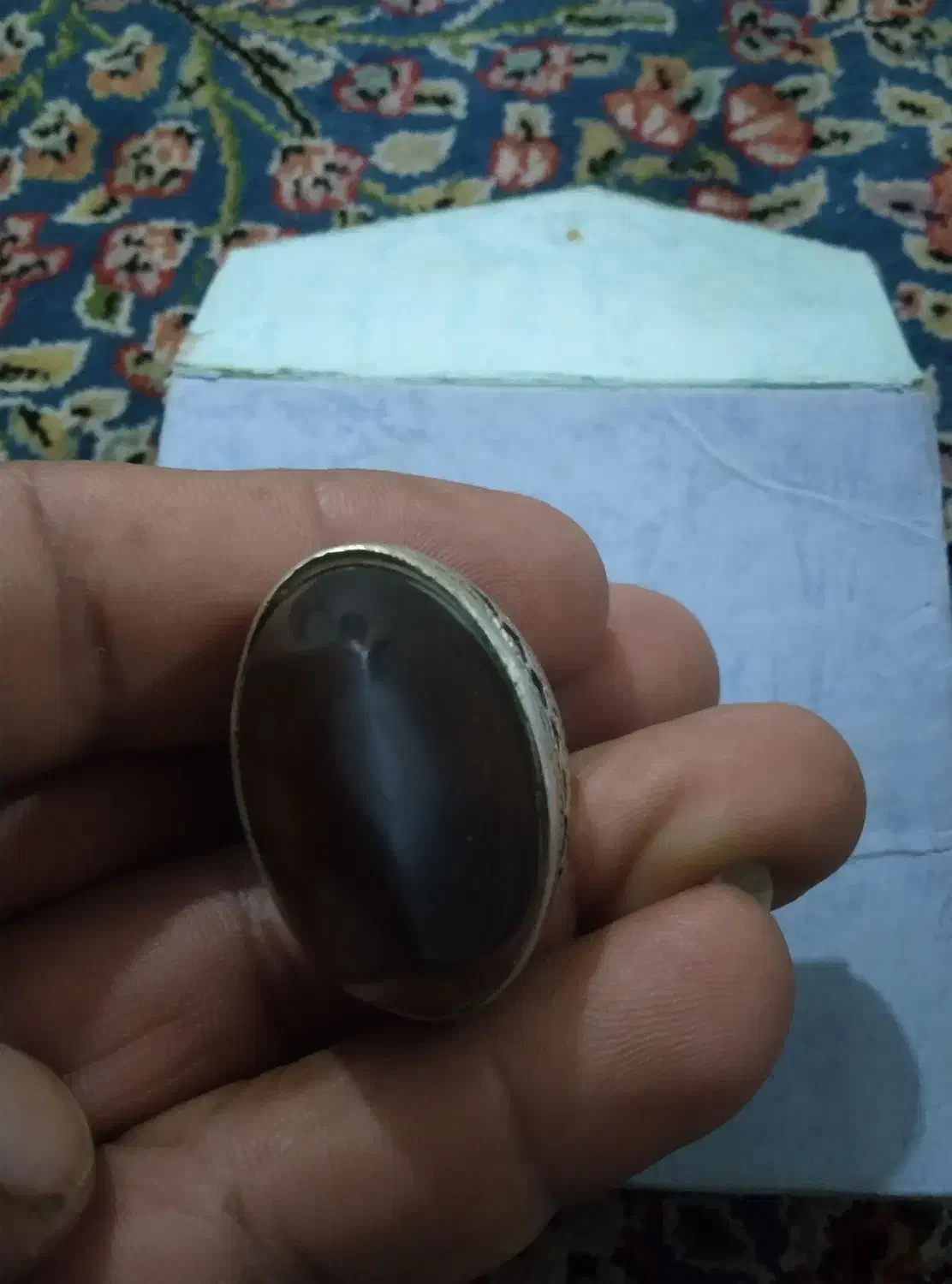 عقیق حدیدسلیمانی تراش تبری|جواهرات|گرگان, |دیوار