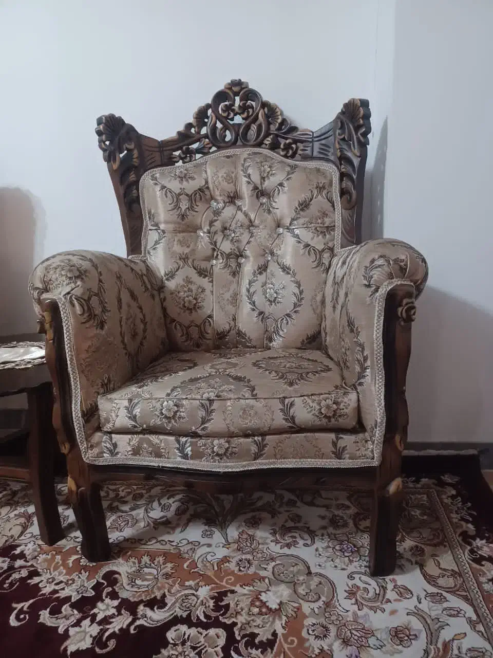 موبل کلاسیک ۸ نفره|مبلمان خانگی و میز عسلی|آمل, |دیوار