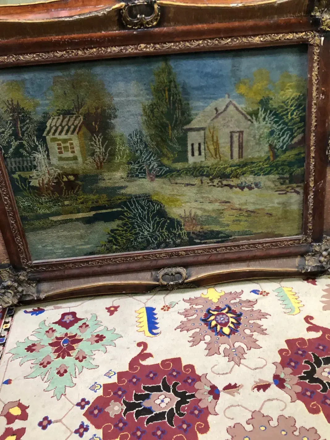 تابلو منظره دستبافت|تابلو فرش|تهران, خانی آباد نو شمالی|دیوار