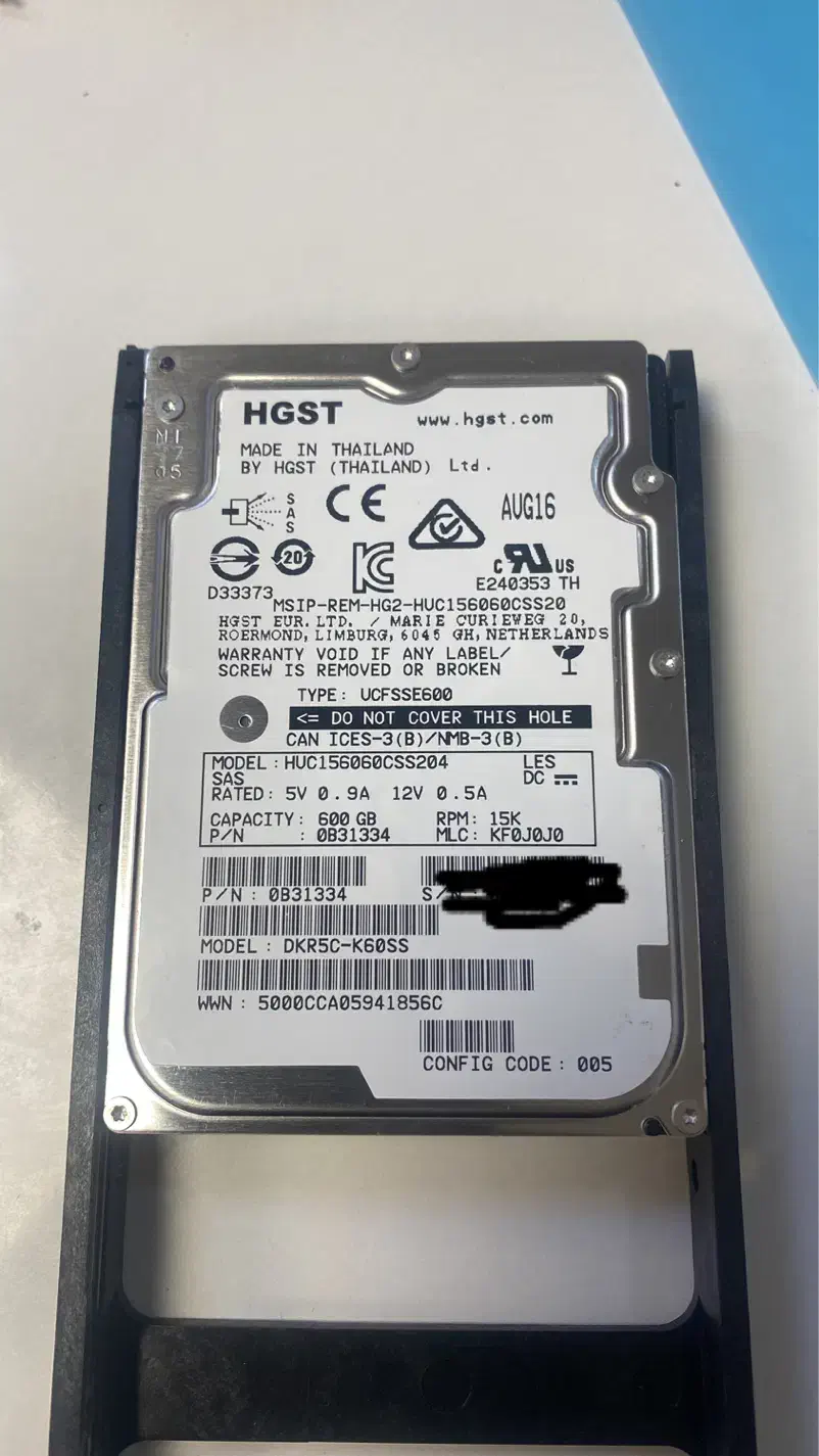 SAS HGST 600GB 15K 12G 2.5In|قطعات و لوازم جانبی رایانه|تهران, اراضی عباس آباد|دیوار