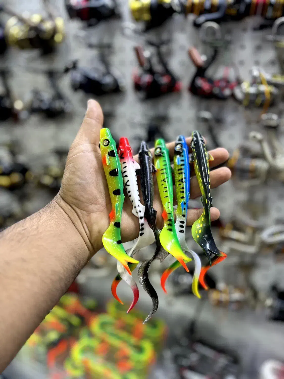 طعمه دم خروسی ۱۵ سانت مخصوص اردک ماهی|ماهیگیری|تبریز, |دیوار