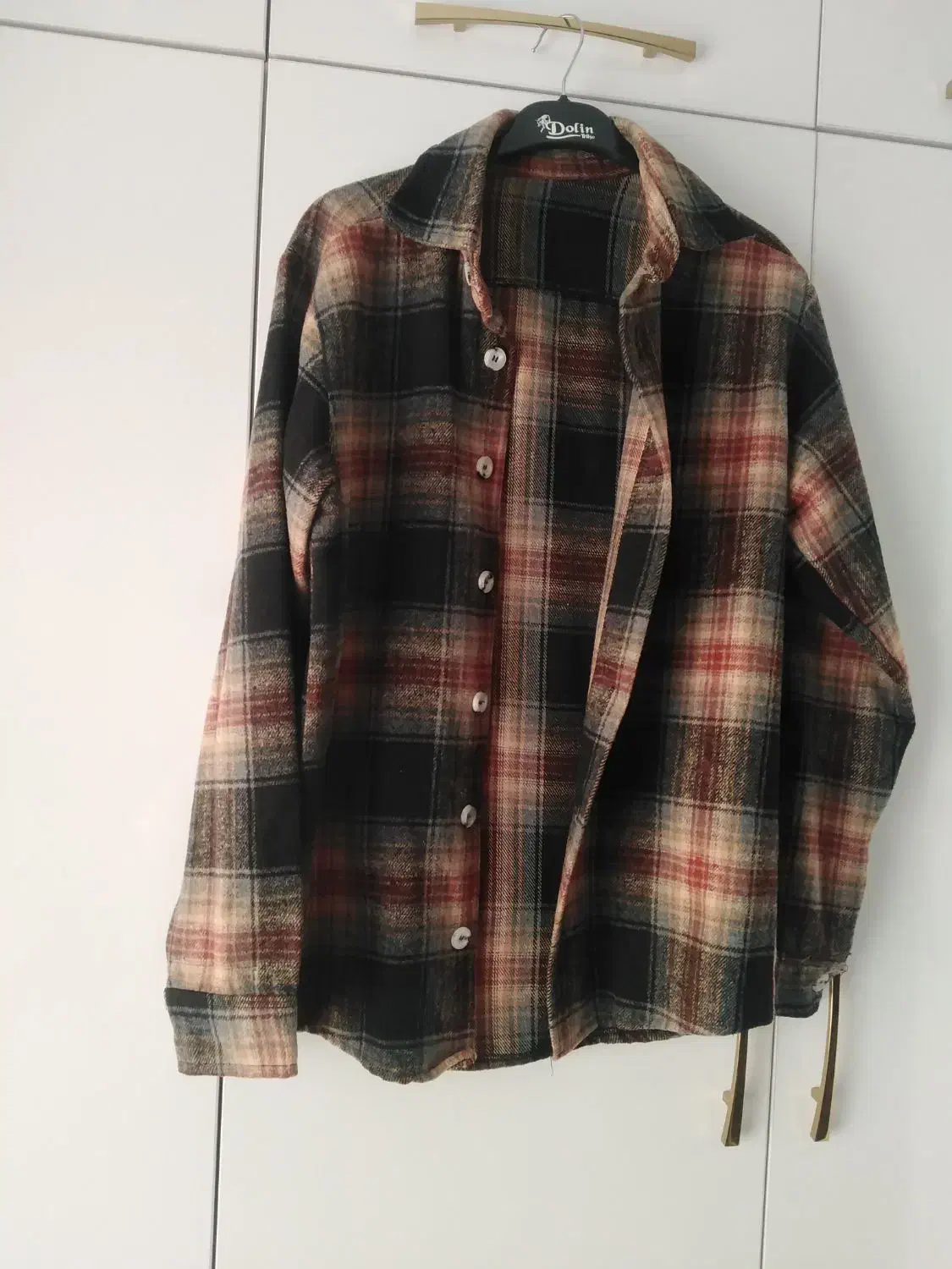 شکت چهارخونه پشمی|لباس|سنندج, |دیوار