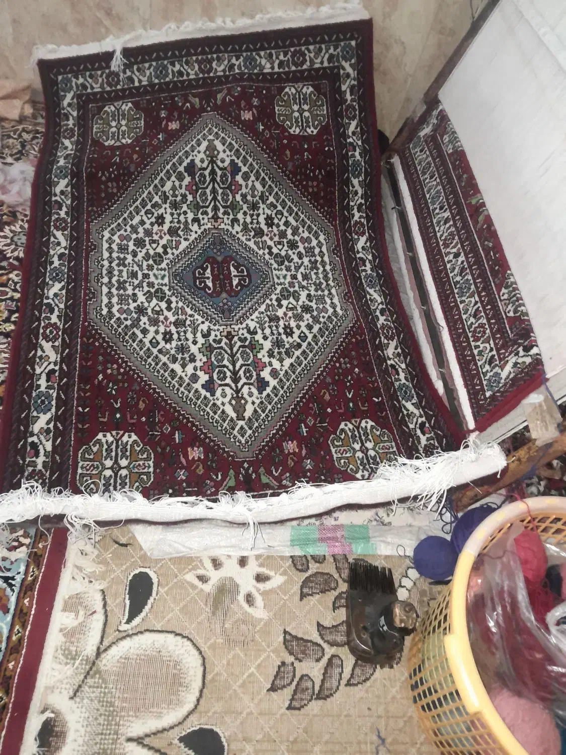 قلیچه دستباف کناره|تابلو فرش|رامشه, |دیوار