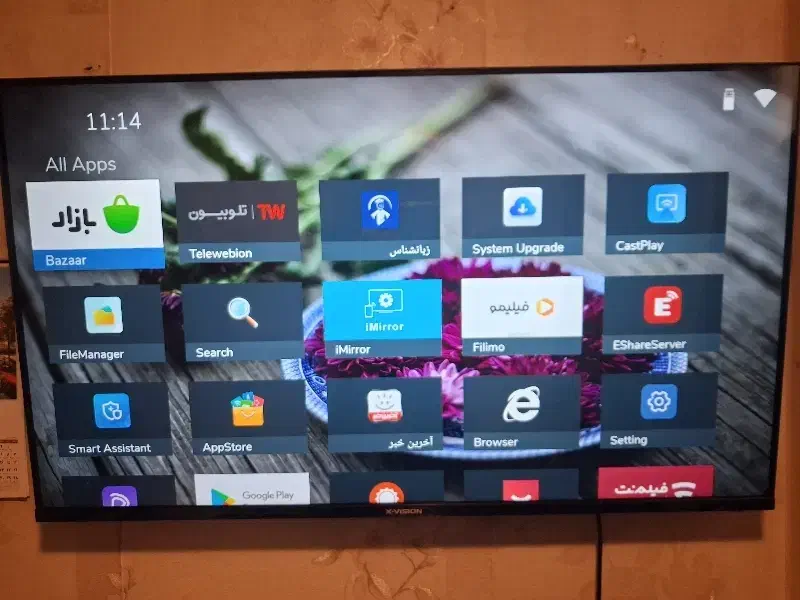 تلویزیون ۴۳ (اندروید اسمارت) ایکس ویژن|تلویزیون و پروژکتور|اندیشه, اندیشه فاز ۱|دیوار