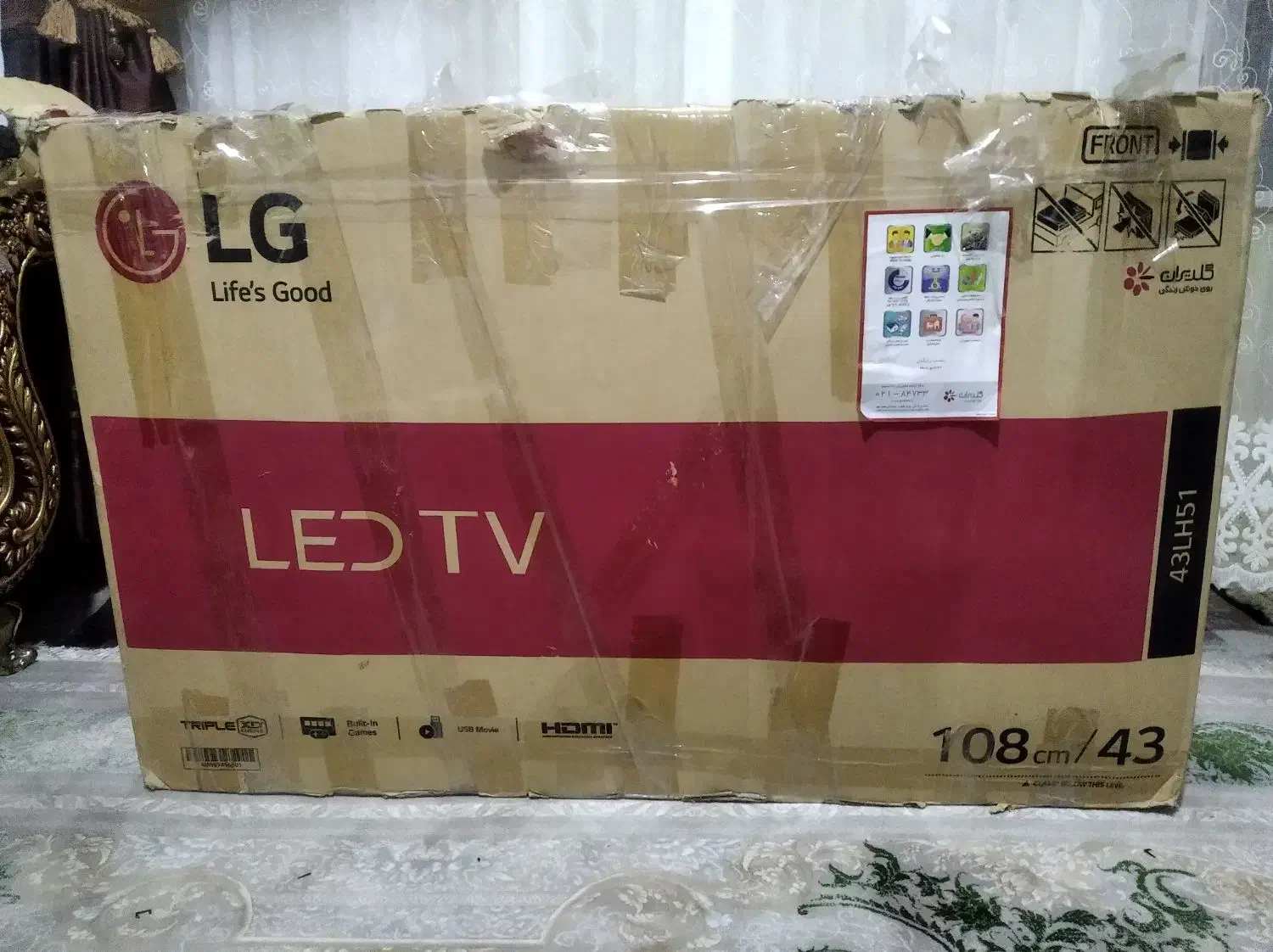 دودستگاه ال ای دی ال جی وسامسونگ 43فول اچ دی درحد|تلویزیون و پروژکتور|کرج, شهرک سهرابیه|دیوار