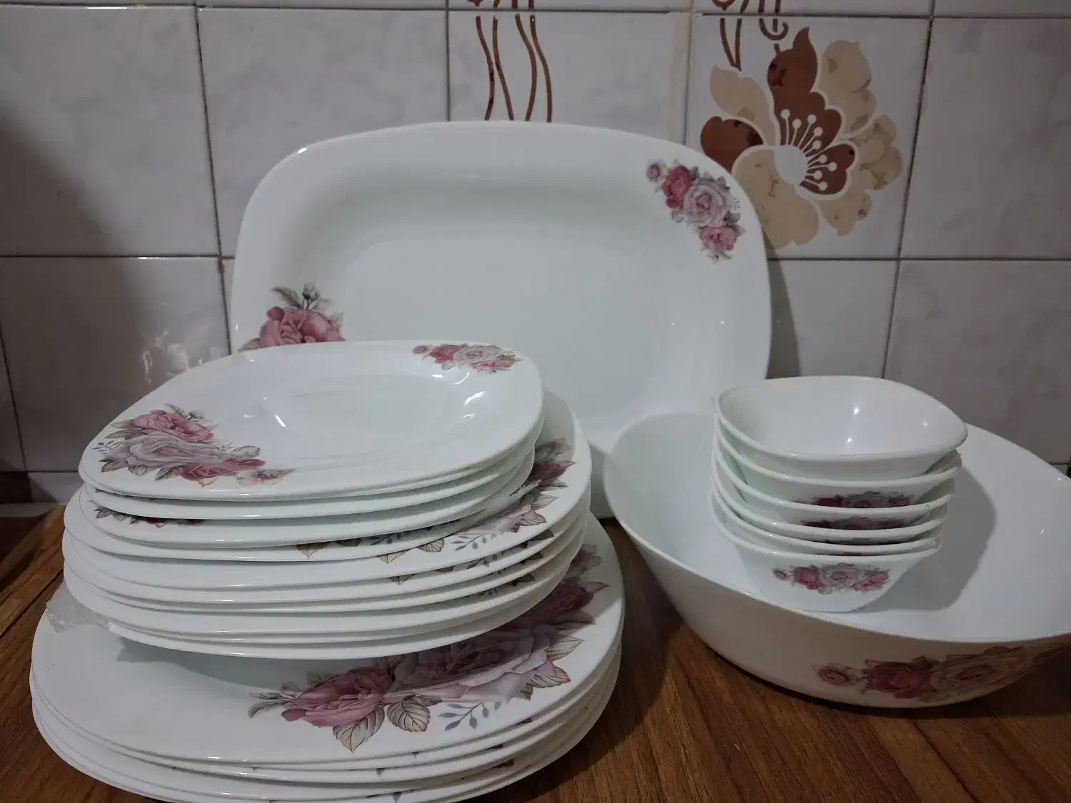 سرویس ۶ نفره ارکوپال|ظروف سرو و پذیرایی|پاکدشت, پاکدشت (مامازند)|دیوار