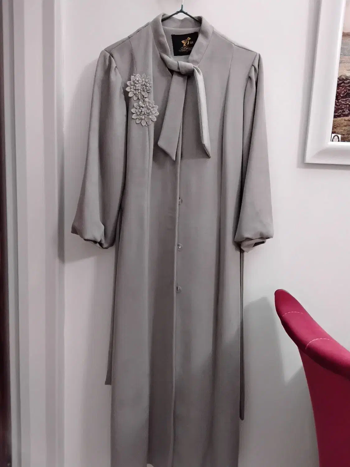 پالتو مجلسی جنس سوییت رنگ طوسی سایز ۴۴|لباس|همدان, |دیوار