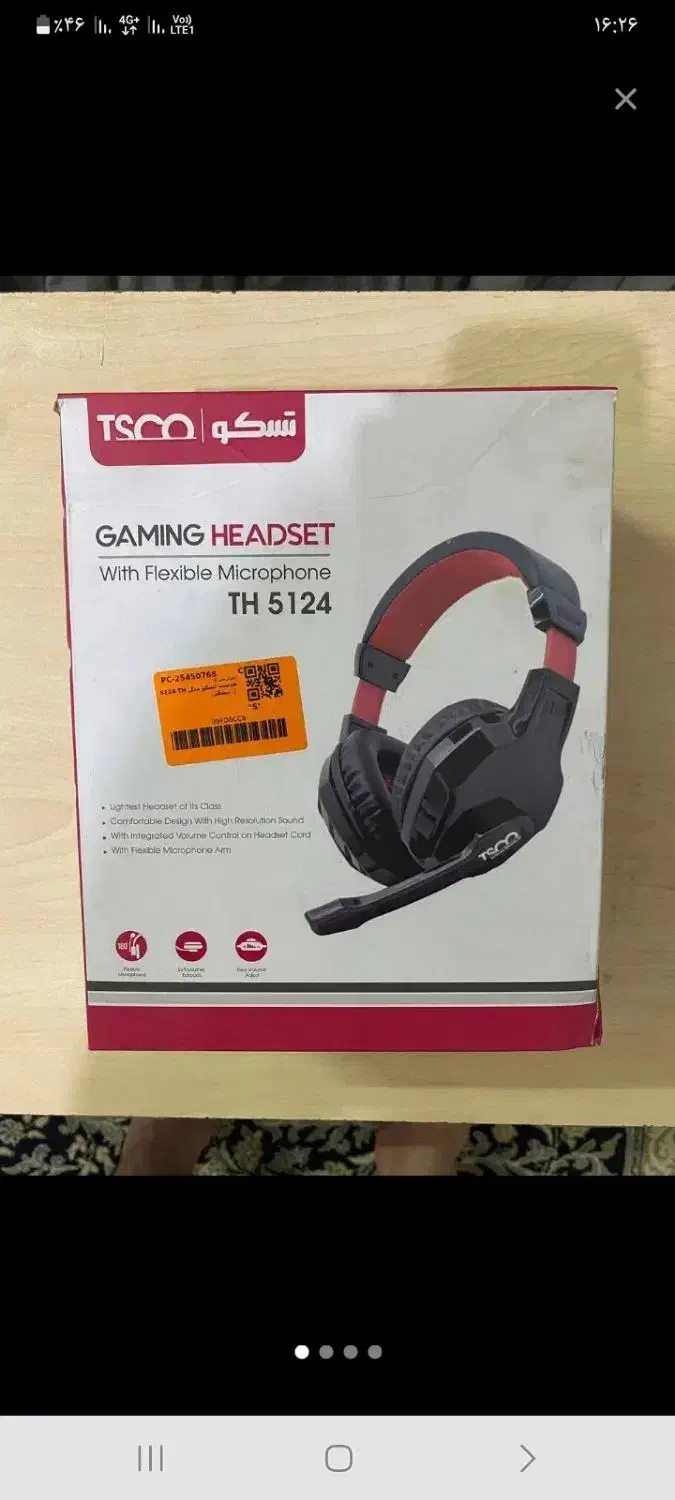 هدفون گیمینگ تسکو ۱۰ عدد|کنسول، بازی ویدئویی و آنلاین|قدس, شهرک دانش|دیوار