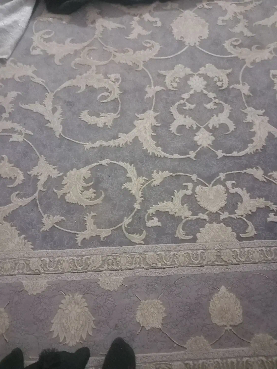 فرش ۱۲ متری تو دو ماه استفاده شده هنوز شسته نشده|فرش|کردکوی, |دیوار