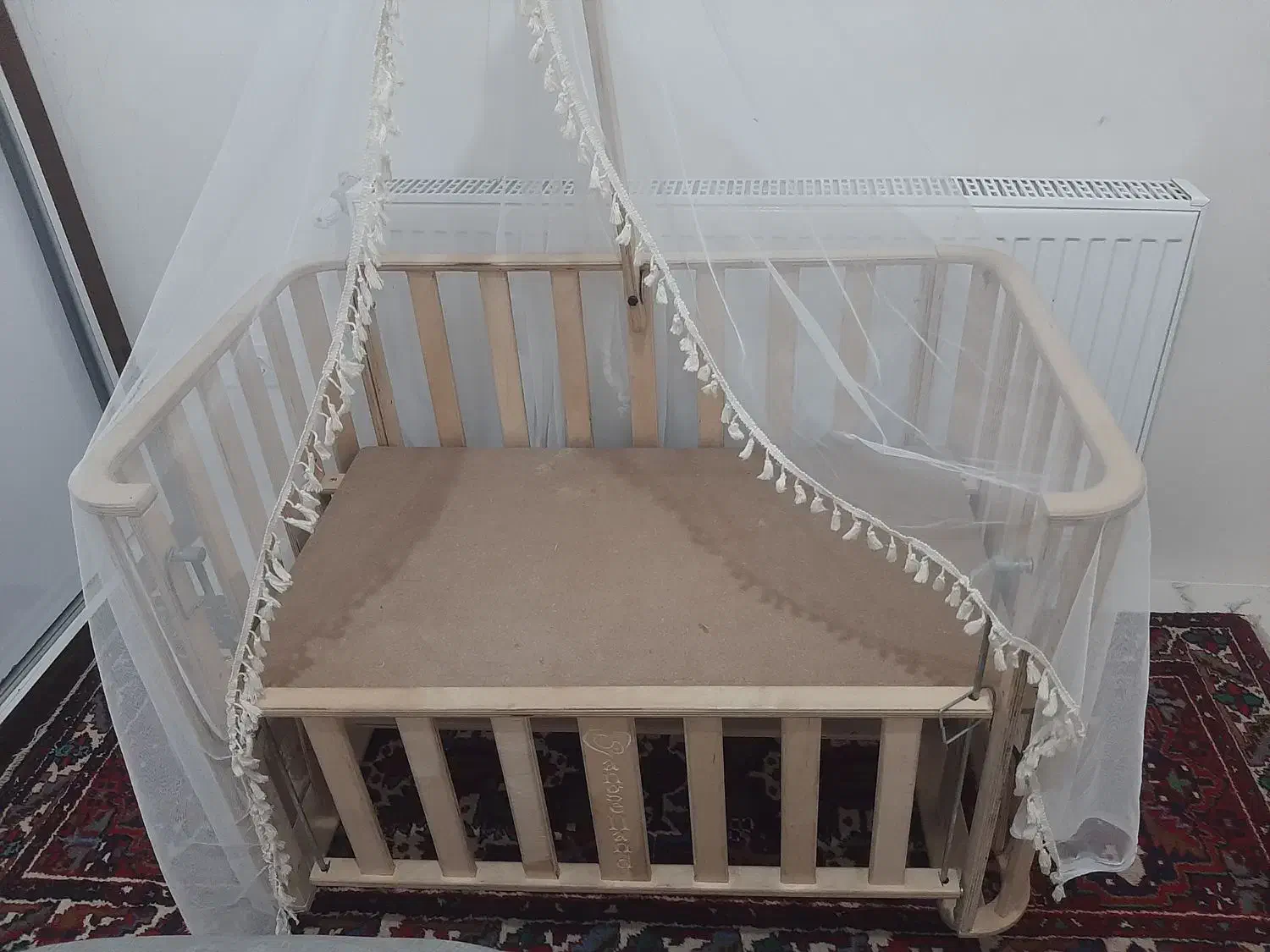 گهواره نوزاد (تخت نوزاد) برند Angelland سیسمونی|تخت و صندلی بچه|تبریز, |دیوار