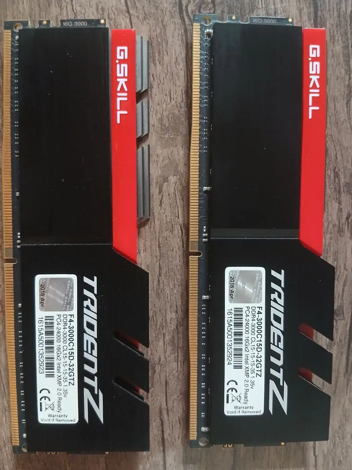 32GB رم DDR4 TRIDENT Z G SKILL CL15|قطعات و لوازم جانبی رایانه|شهرکرد, |دیوار