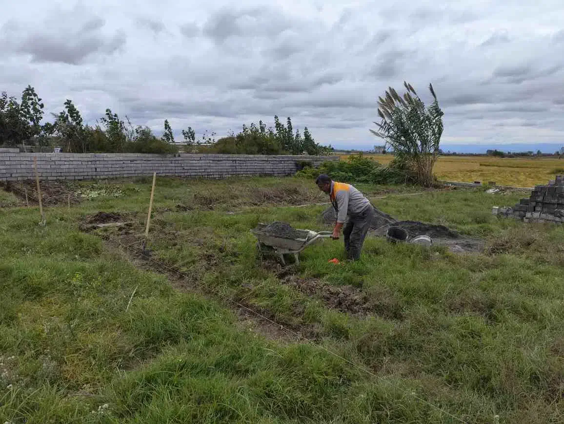 دیوارچینی ملک با بلوک سیمانی|خدمات پیشه و مهارت|آمل, |دیوار