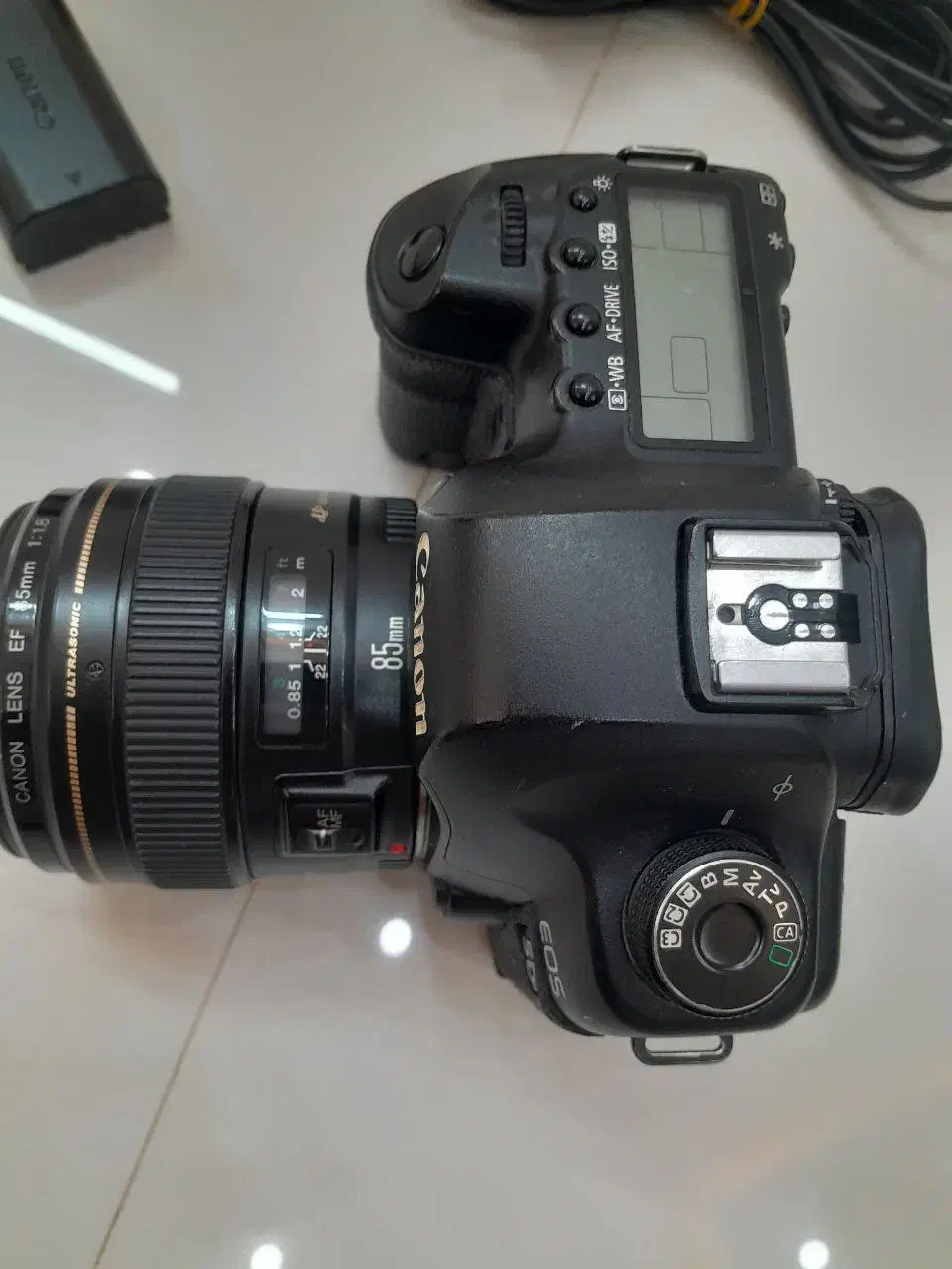 دوربین کانن فول فریم ۵ دی مارک۲ با لنز ۸۵  اف ۱.۸|دوربین عکاسی و فیلم‌برداری|مشهد, آزادشهر|دیوار