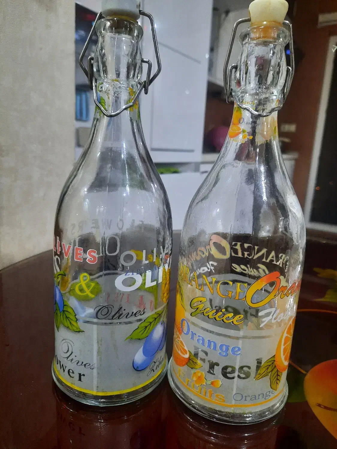 یک جفت بطری برای روغن|ظروف پخت‌وپز|قزوین, |دیوار