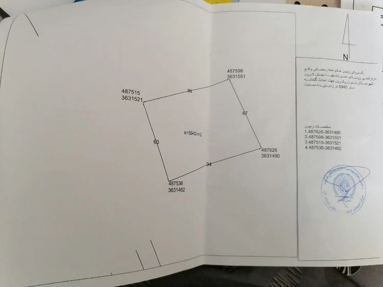 زمین گلخانه با مجوز .سهمیه آب 4ساعت|فروش دفتر صنعتی، کشاورزی، تجاری|چادگان, |دیوار