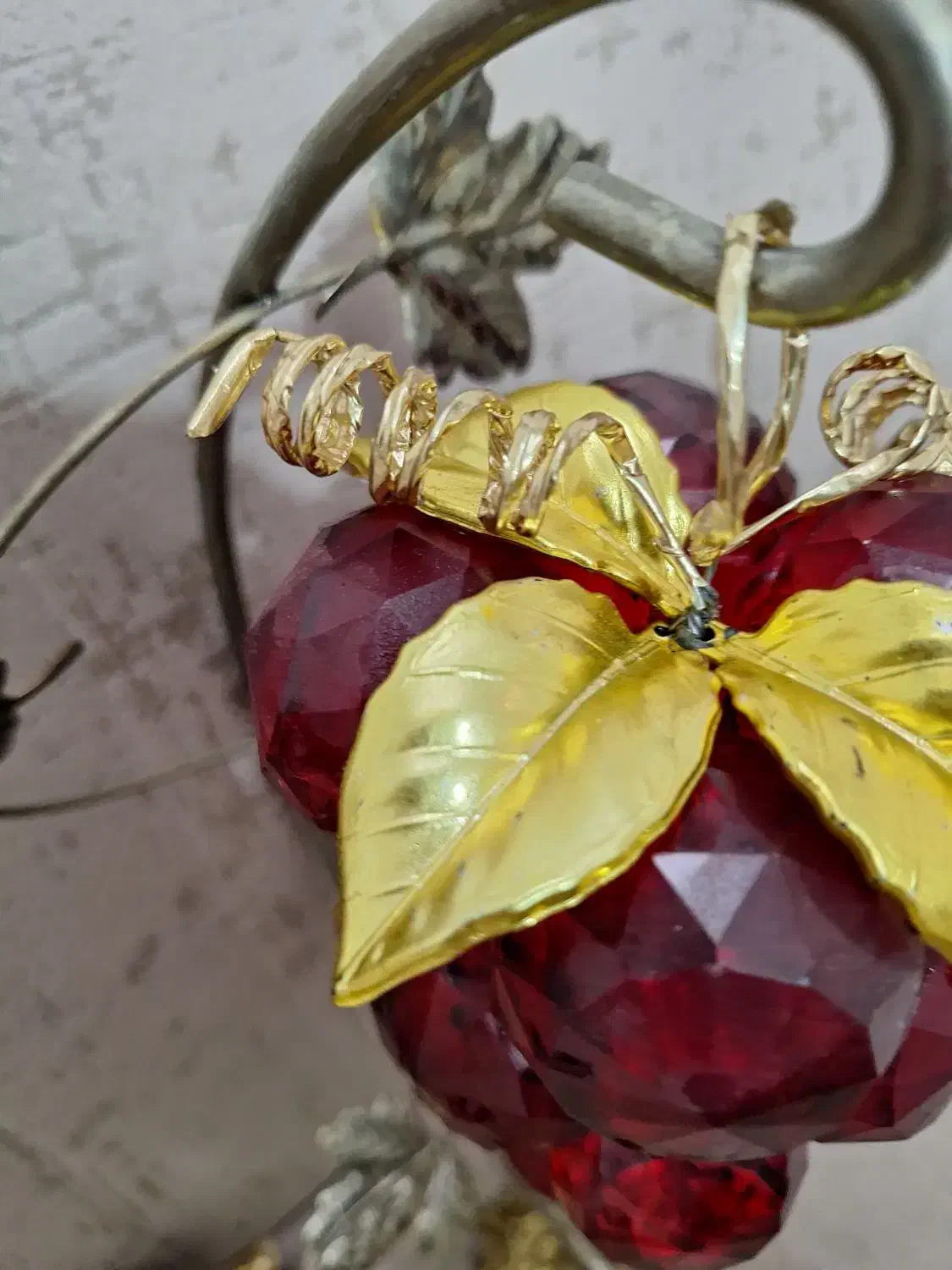 انگور برنجی قو تزینی|مجسمه، تندیس، ماکت|بروجرد, |دیوار