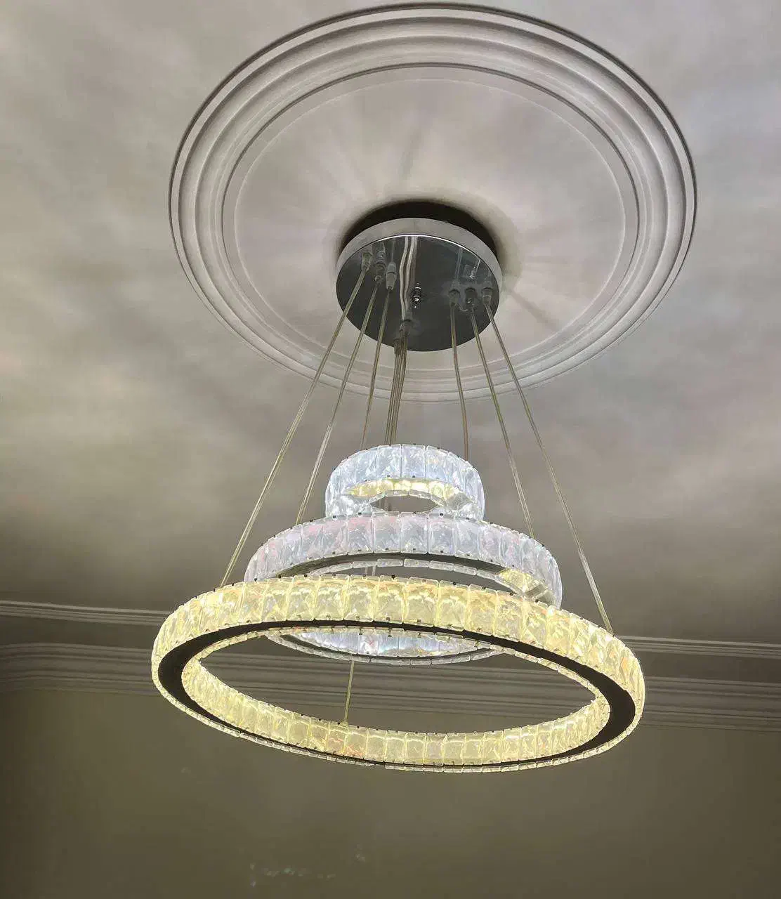 لوستر کریستالی چند حالته|لوستر و چراغ آویز|احمدآبادمستوفی, |دیوار