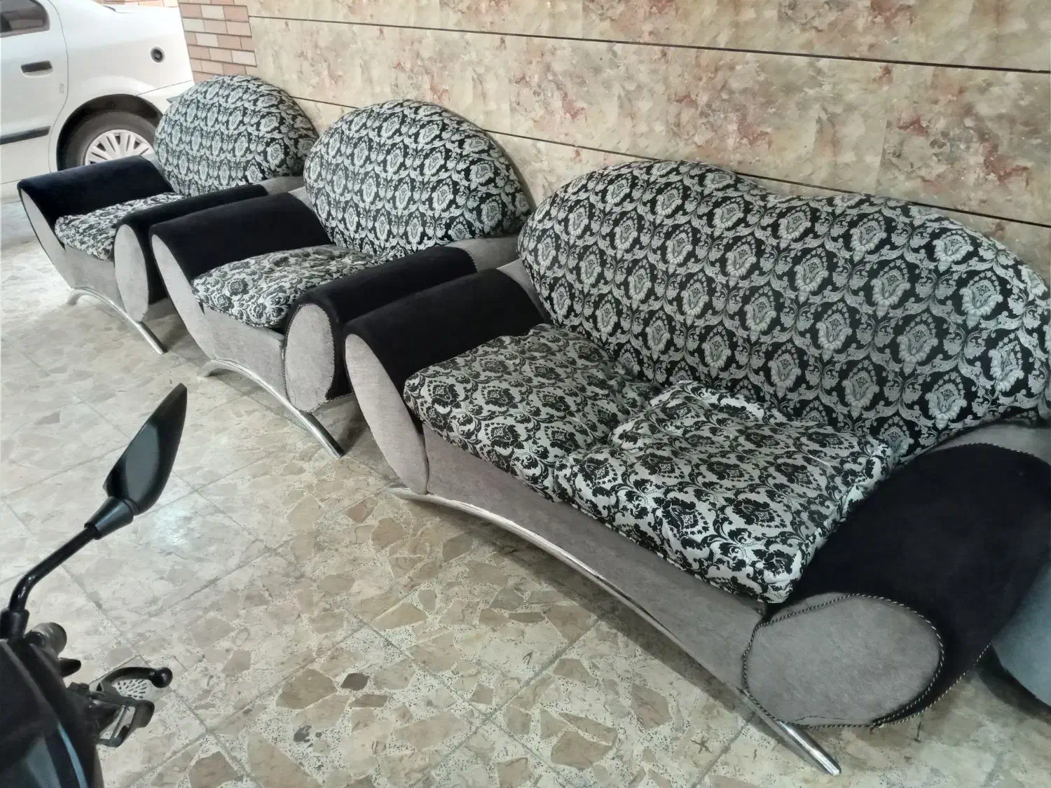 مبل چهار نفره|مبلمان خانگی و میز عسلی|قائمشهر, |دیوار