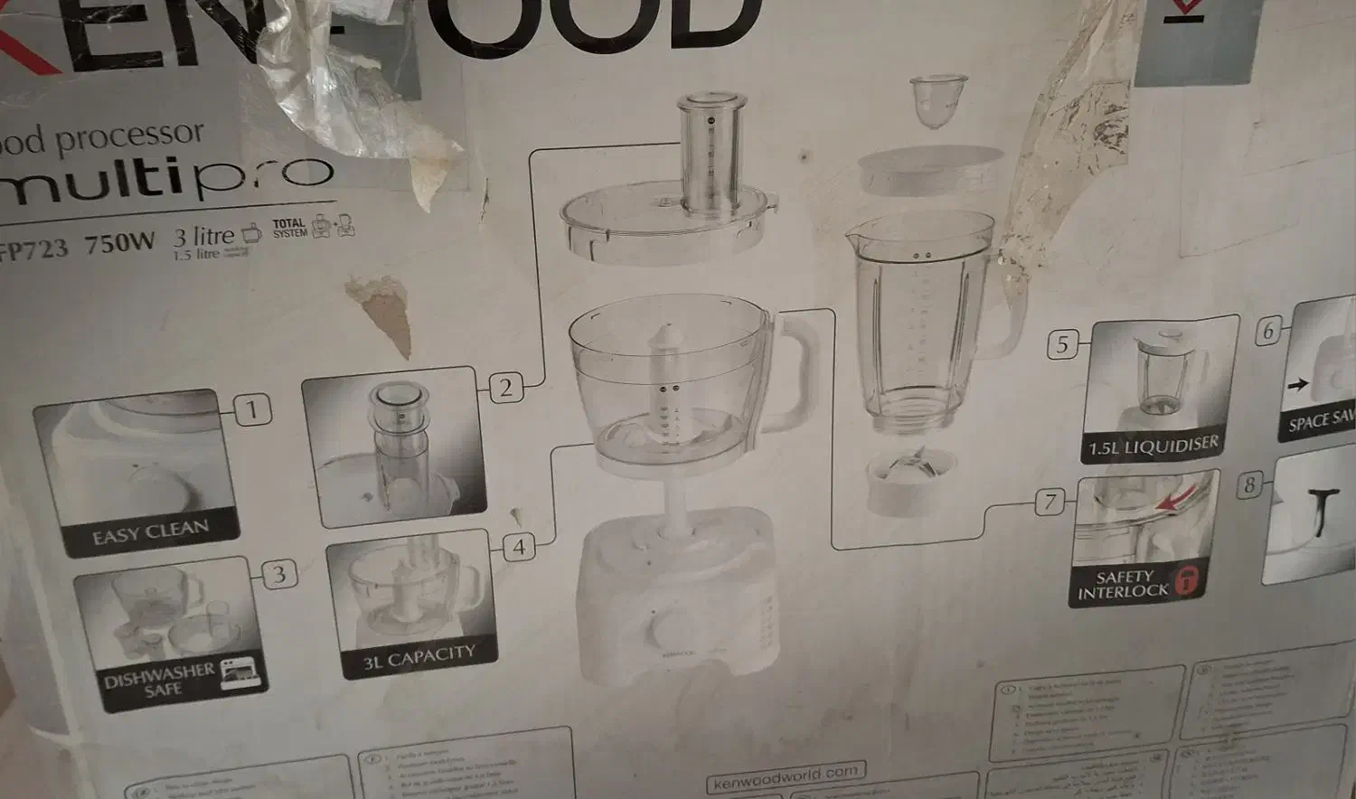 غذا ساز چند کار کنوود اصل|خردکن، آسیاب، غذاساز|مشهد, الهیه|دیوار