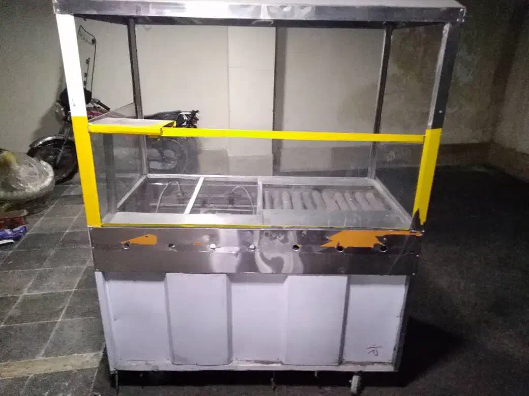 میز کباب پز رستورانی با ۲ مخزن تمام استیل|کافی‌شاپ و رستوران|ری, جوانمرد قصاب|دیوار