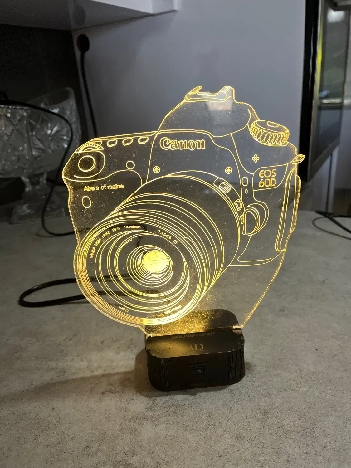 چراغ خواب سه بعدی فانتزی دست ساز|چراغ خواب و آباژور|اصفهان, شهریار|دیوار