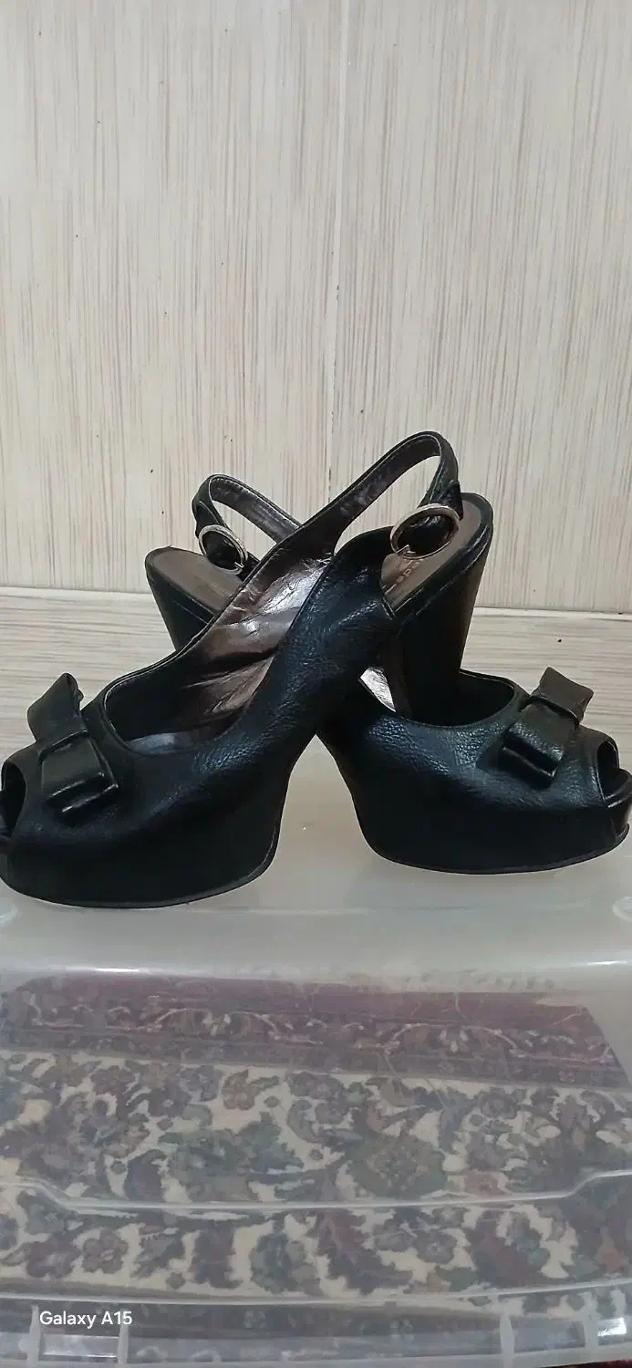 کفش مجلسی چرم و جیر|کیف، کفش، کمربند|زنجان, |دیوار