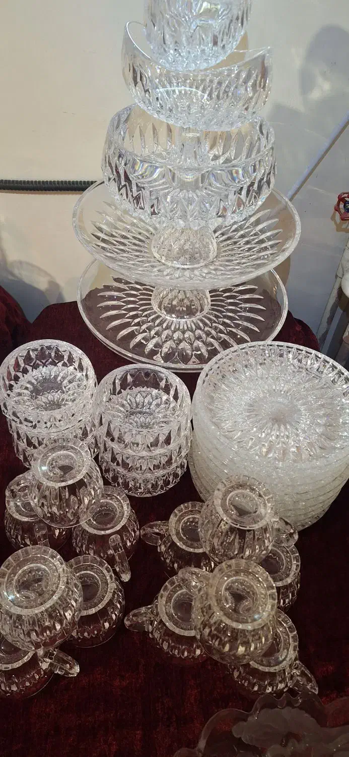 حراجی ظرف پذیرایی کریستال قدیمی والتر ارکوپال|ظروف سرو و پذیرایی|تهران, شیخ هادی|دیوار