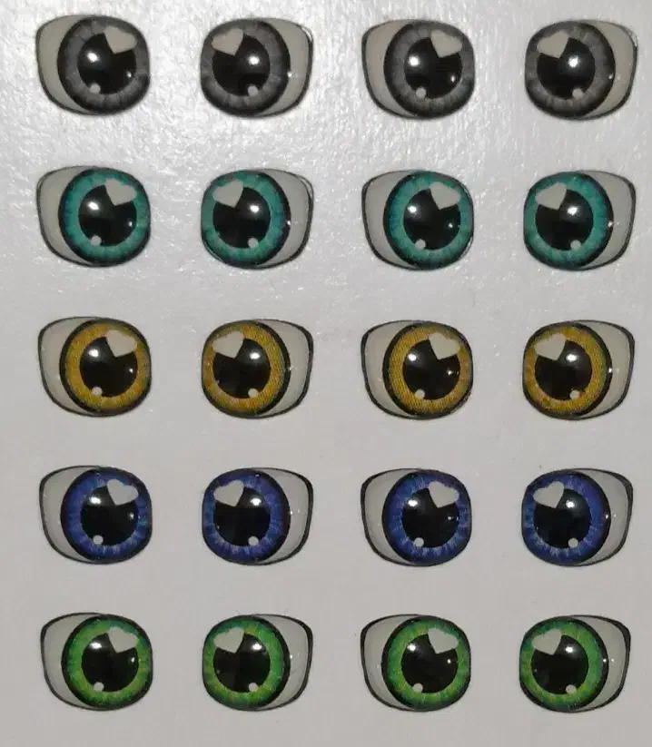 چشم های رزینی عروسک،از 4 میل تا 15 میل موجود است.|اسباببازی|رشت, پیرسرا|دیوار