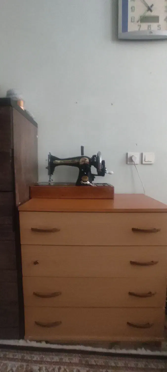 سرویس خواب کامل ام دی آف خود رنگ|تخت و سرویس خواب|تهران, والفجر (افسریه)|دیوار