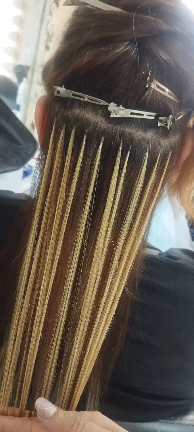 اکستنشن با موی طبیعی|خدمات آرایشگری و زیبایی|پاکدشت, پاکدشت (مامازند)|دیوار