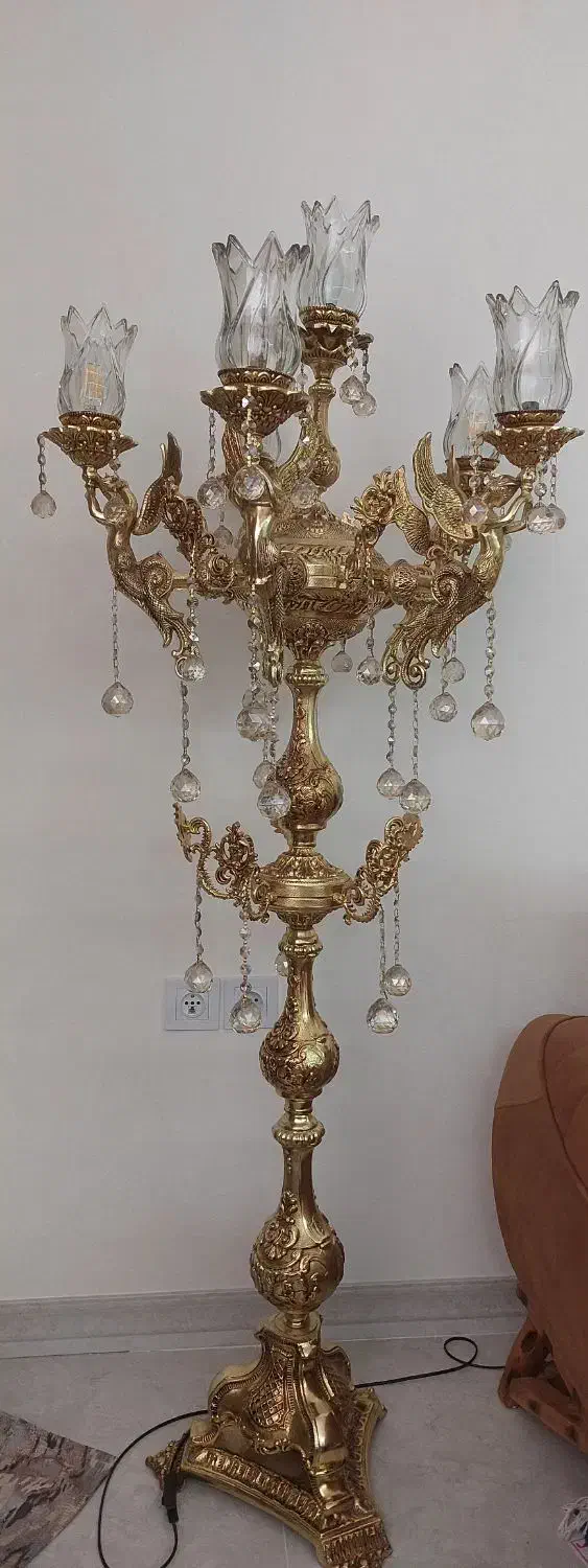 آباژور ۶شاخه|چراغ خواب و آباژور|سبزوار, پیام|دیوار