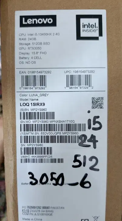 lenovo loq|رایانه همراه|برازجان, |دیوار