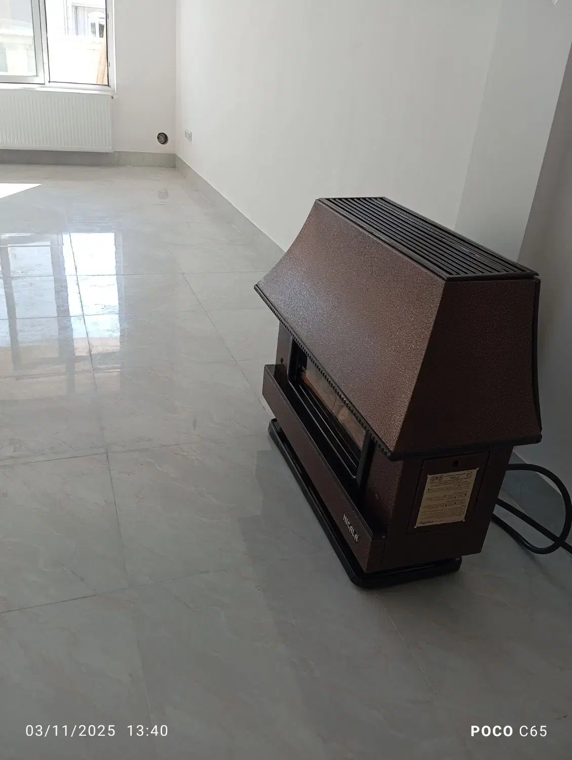 بخاری گازی نیک کالا  شومینه|بخاری، هیتر، شومینه|شاهین دژ, |دیوار