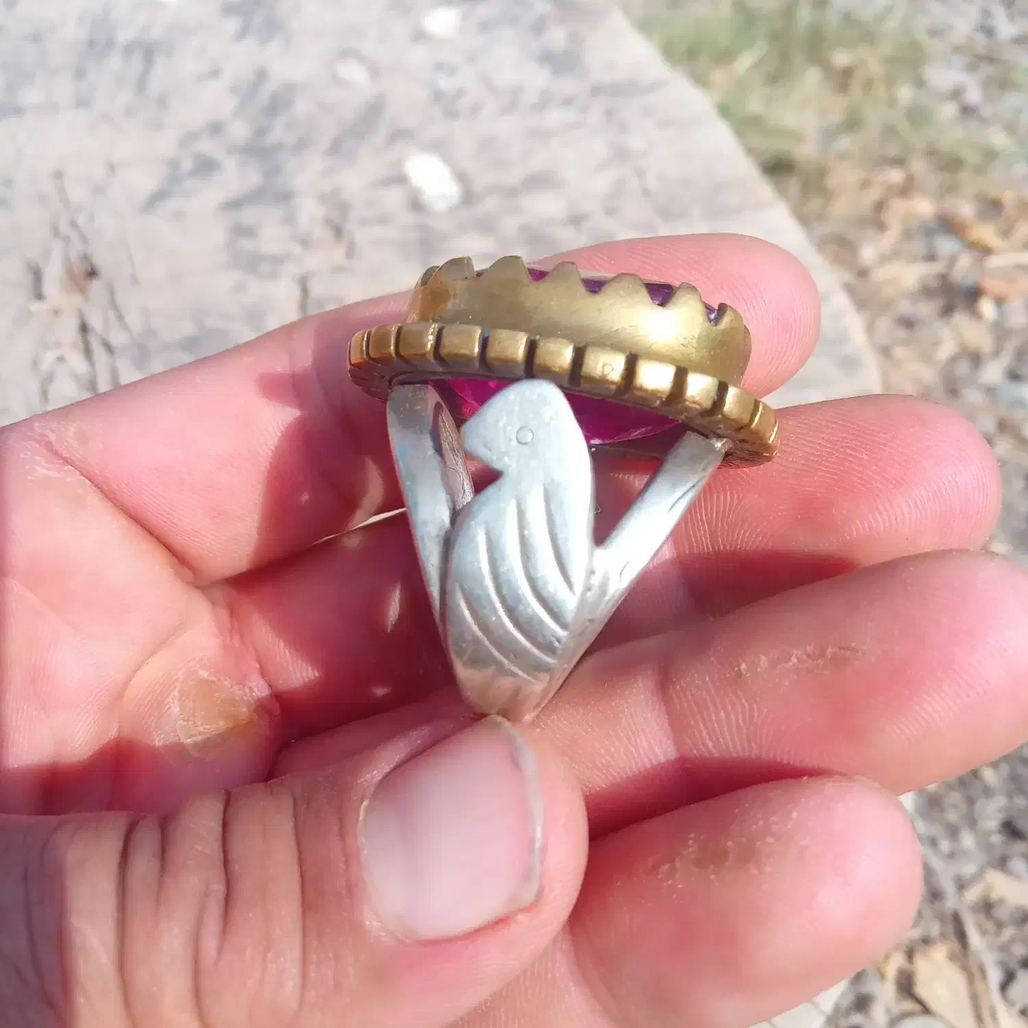 انگشتر یاقوت درشت جواهری|جواهرات|رباطکریم, نوده|دیوار