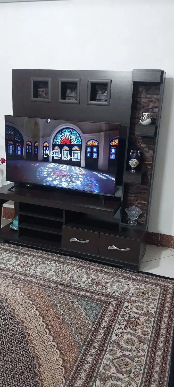 میز تلوزیون کشو دار و جا دار|میز تلویزیون|گرمسار, |دیوار