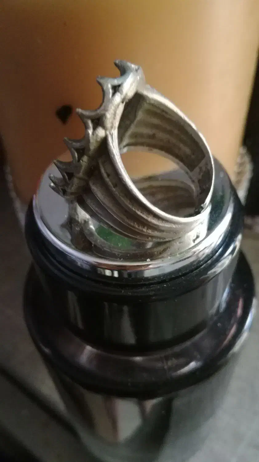 انگشتر عقیق اصل.قدیمی.زمرد.سکه نقره.|جواهرات|آبادان, |دیوار